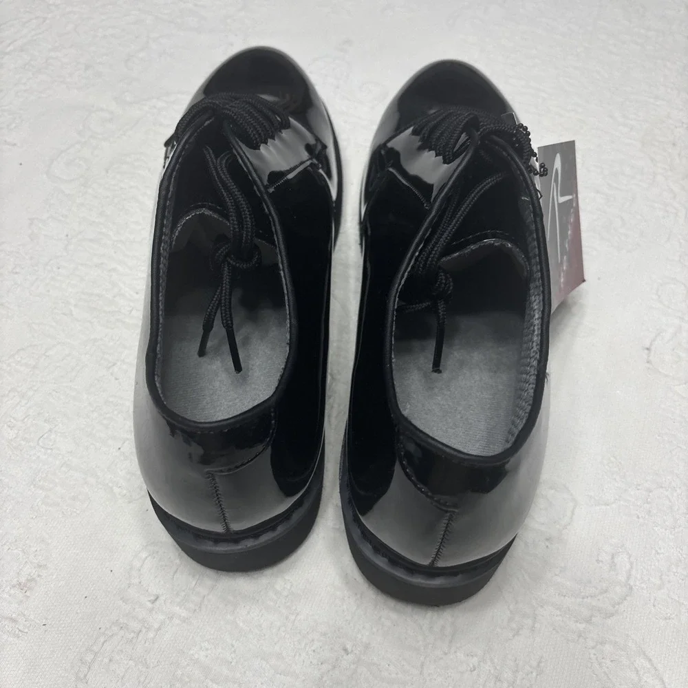 Rothco Black High Gloss Shiny Oxford Uniform Shoes Military Army Duty Shoe Sz 11
